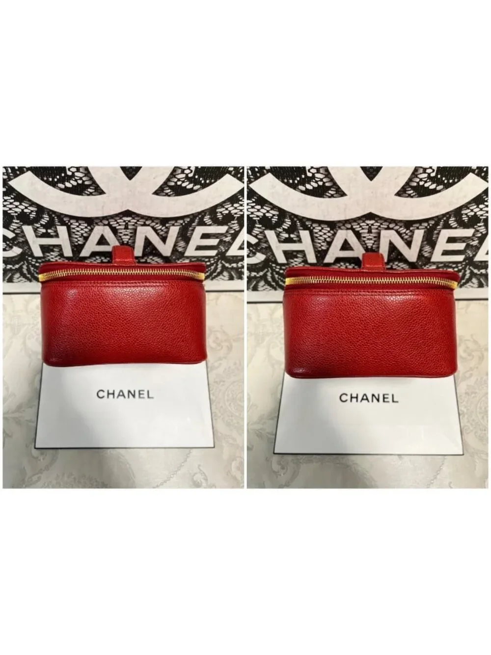 Chanel Vanity Caviar Leather